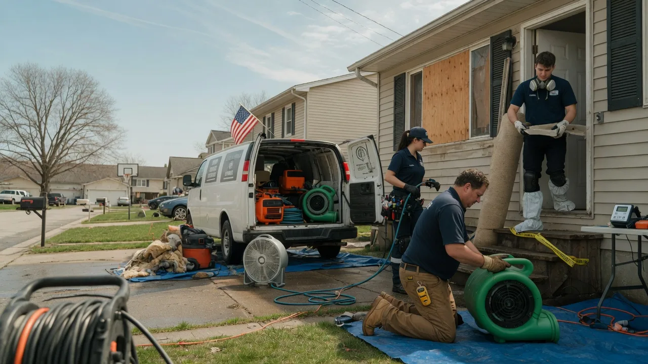 Water Damage Restoration in Marshfield, WI near me